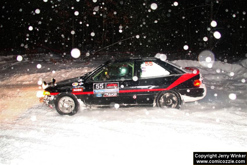 Russell Senior, Jr. / Cray Dumeah Ford Escort on SS15, Shoreline-Sage Creek I.