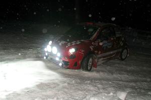 Fabrizio Mirandola / Betsy Nguyen Fiat 500 Abarth on SS15, Shoreline-Sage Creek I.
