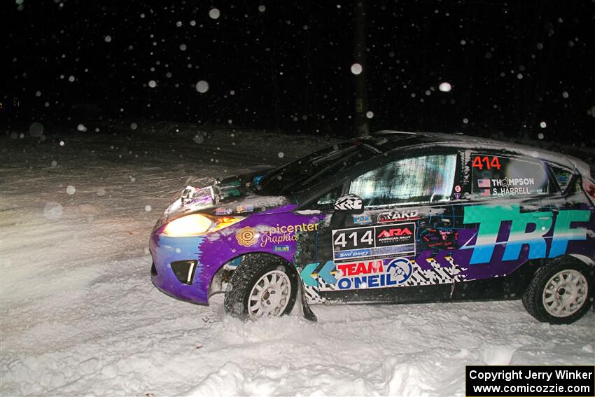 Imogen Thompson / Steve Harrell Ford Fiesta on SS15, Shoreline-Sage Creek I.