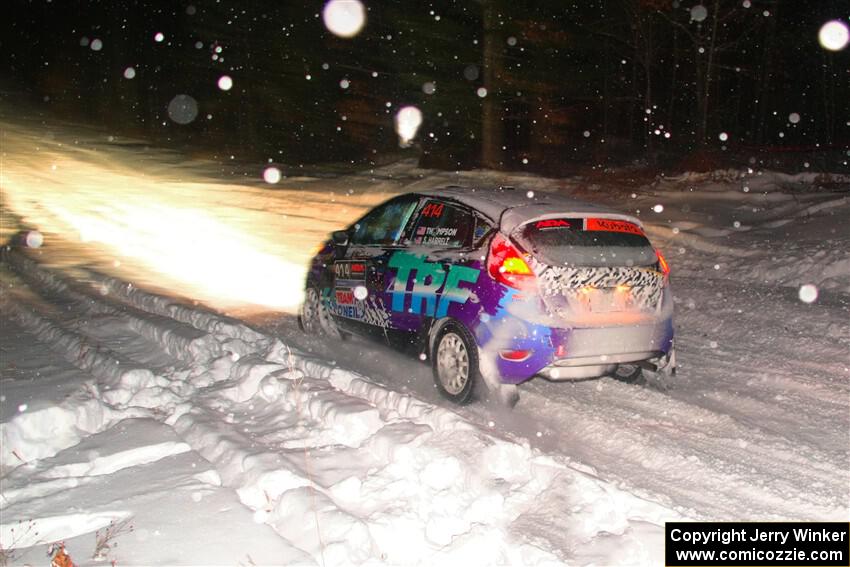 Imogen Thompson / Steve Harrell Ford Fiesta on SS15, Shoreline-Sage Creek I.