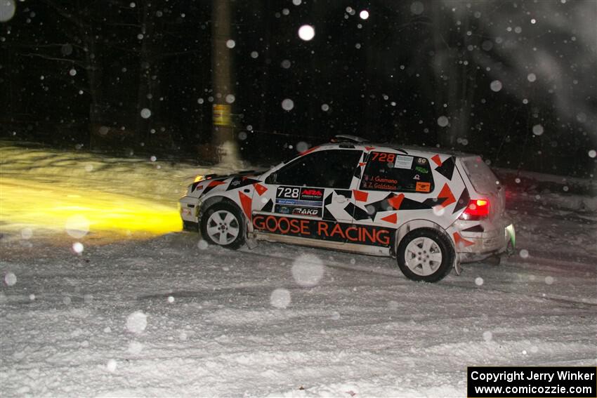 John Gusmano / Zack Goldstein VW GTI on SS15, Shoreline-Sage Creek I.
