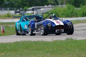 Rob Wilke's SPO Shelby Cobra Replica and Brandon Points' GTX Factory Five Racing 65 Coupe