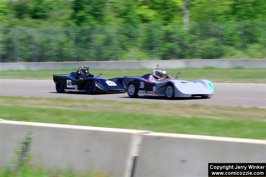 Ben Anderson's and Nolan Elder's Spec Racer Ford 3s