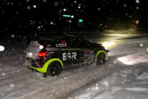 Nick Allen / Martin Brady Ford Fiesta Rally3 on SS17, Shoreline-Sage Creek II.