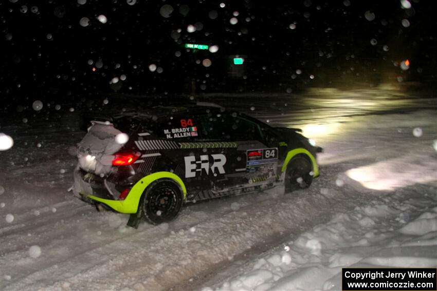 Nick Allen / Martin Brady Ford Fiesta Rally3 on SS17, Shoreline-Sage Creek II.
