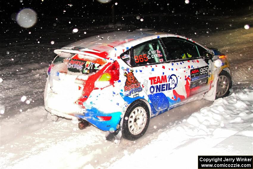 Chris Cyr / Glen Ray Ford Fiesta ST on SS17, Shoreline-Sage Creek II.