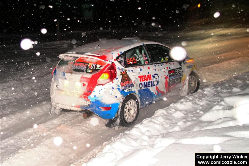 Chris Cyr / Glen Ray Ford Fiesta ST on SS17, Shoreline-Sage Creek II.