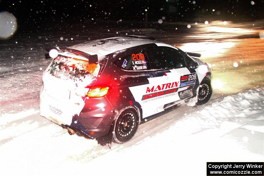 Madelyn Tabor / Sophia McKee Ford Fiesta Rally3 on SS17, Shoreline-Sage Creek II.