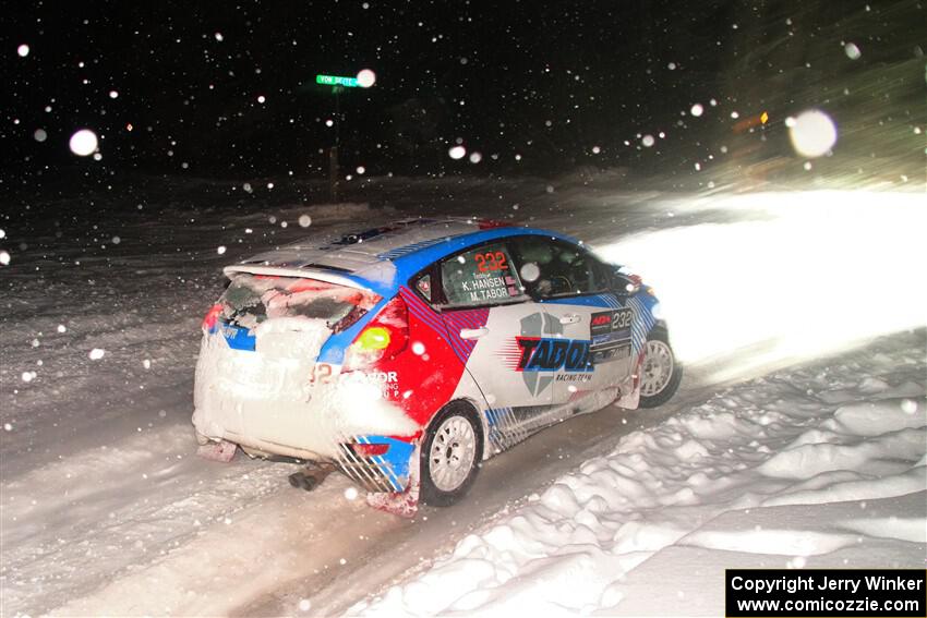 Mark Tabor / Kathryn Hansen Ford Fiesta ST on SS17, Shoreline-Sage Creek II.