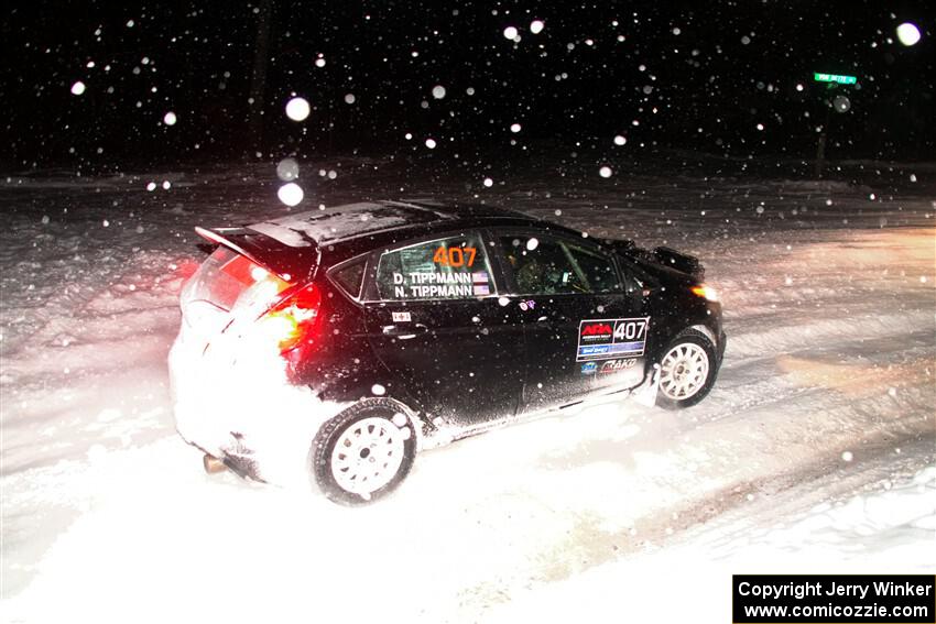 Nick Tippman / David Tippman Ford Fiesta ST on SS17, Shoreline-Sage Creek II.