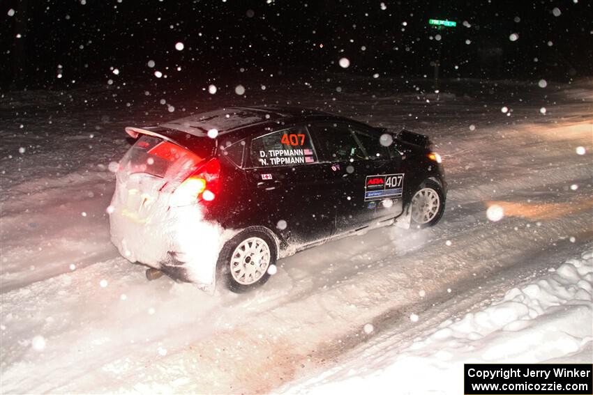 Nick Tippman / David Tippman Ford Fiesta ST on SS17, Shoreline-Sage Creek II.