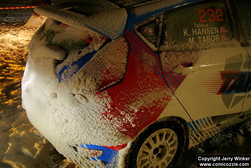 Mark Tabor / Kathryn Hansen Ford Fiesta ST after the event.