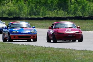 Owen Benson's and Bruce Allen's Spec Miata Mazda Miatas