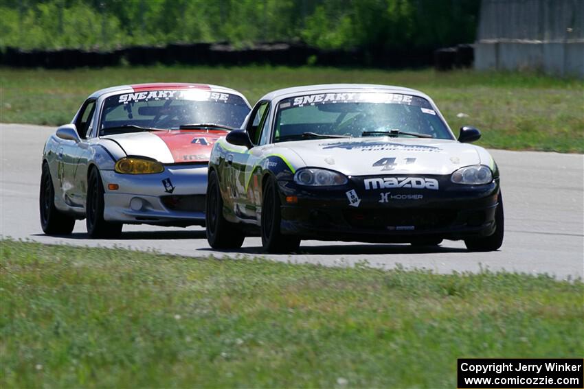 Samantha Silver's and Kyle Greenhill's Spec Miata Mazda Miatas