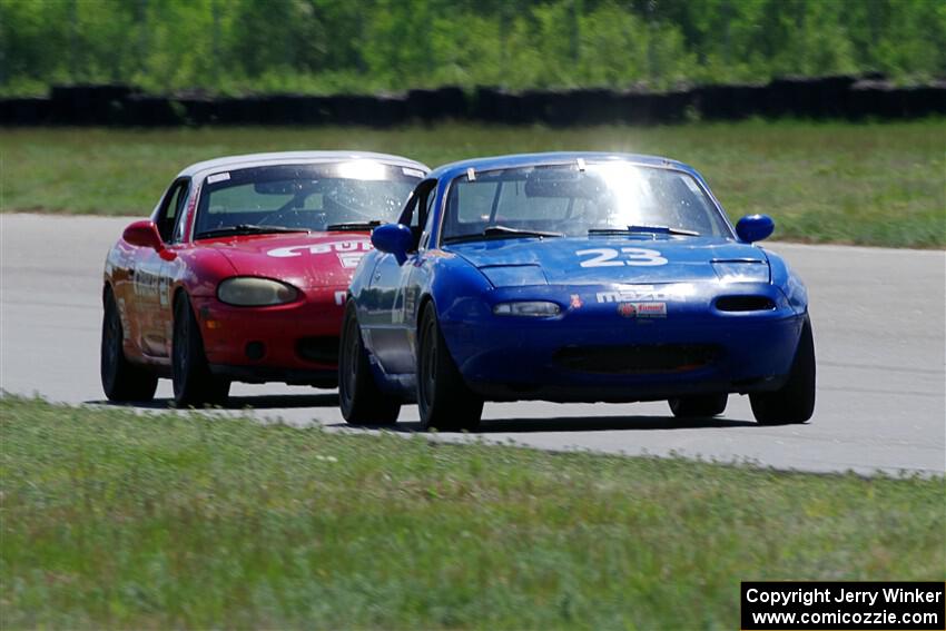 George Ellis' and Andrew Jenkins' Spec Miata Mazda Miatas