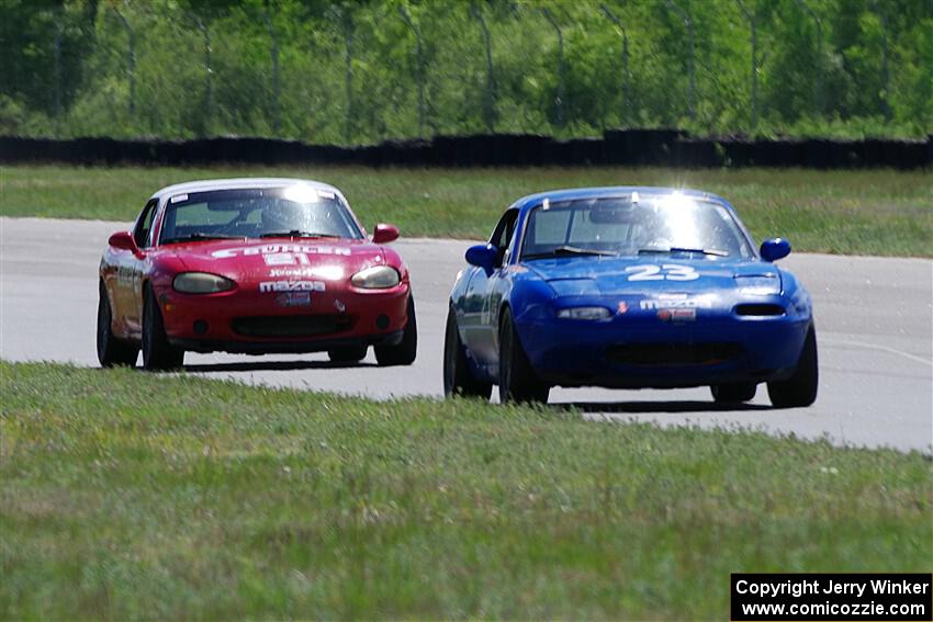 George Ellis' and Andrew Jenkins' Spec Miata Mazda Miatas