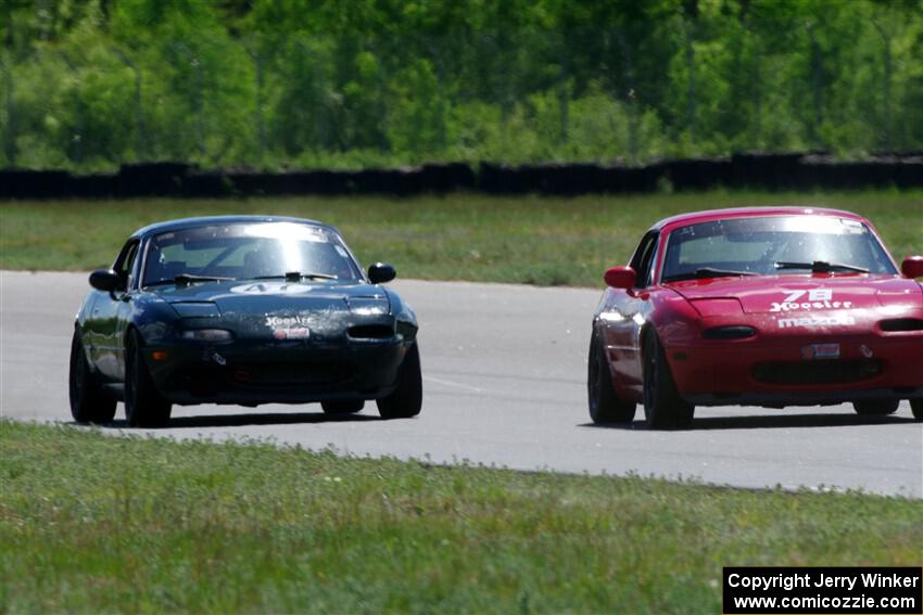 Owen Benson's and Sam Nogosek's Spec Miata Mazda Miatas