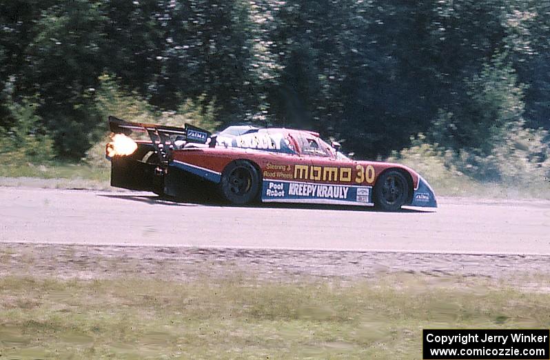 Gianpiero Moretti / Desire Wilson March 83G/Porsche before its huge crash.