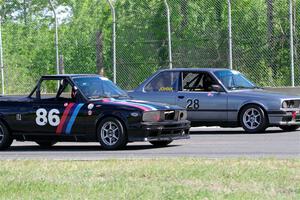 Jessica Johnk's BMW 325i and Jeff Johnk's BMW 325i