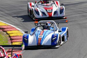 Mike Anzaldi's Radical SR3 XXR 1500 and Corey Neveau's Radical SR3 XXR 1500
