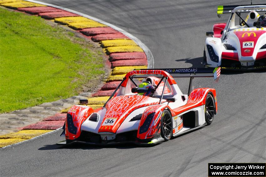 Clint Field's Radical SR10 and Jim Booth's Radical SR10
