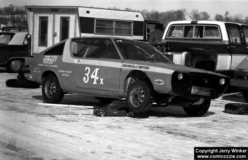 George McLaughlin's Renault R-17 Gordini was a DNS.