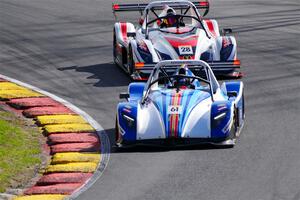Mike Anzaldi's Radical SR3 XXR 1500 and Corey Neveau's Radical SR3 XXR 1500