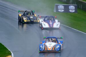 Mayer Deonarine's Radical SR3 RSX 1340, David Flynt's Radical SR3 XX 1500 and Suellio Almeida's Radical SR3 XXR 1340