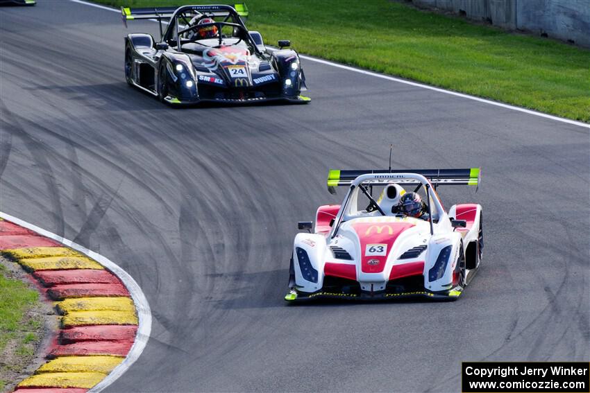 Jim Booth's Radical SR10 and Gregg Gorski's Radical SR10