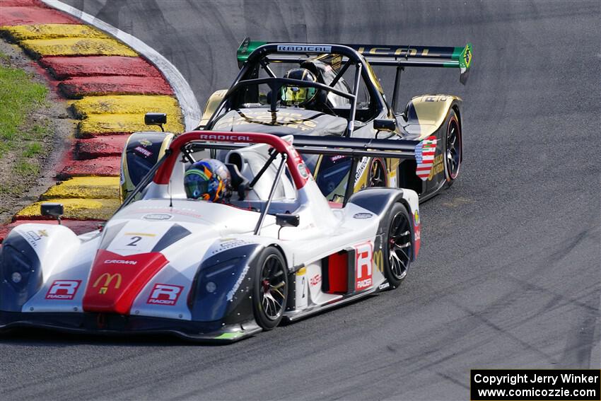 Chris McMurry's Radical SR3 XXR 1340 and Suellio Almeida's Radical SR3 XXR 1340