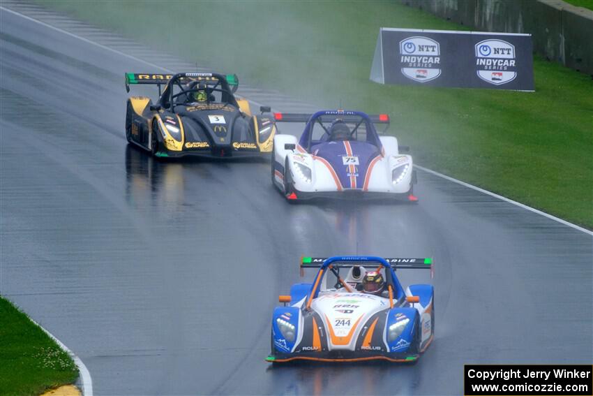 Mayer Deonarine's Radical SR3 RSX 1340, David Flynt's Radical SR3 XX 1500 and Suellio Almeida's Radical SR3 XXR 1340