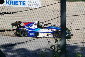 Mike Anzaldi's Radical SR3 XXR 1500 stalled in Canada Corner.