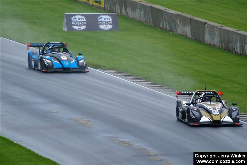 Evan Slater's Radical SR3 XXR 1500 and Nicholas D'Orlando's Radical SR3 XXR 1500