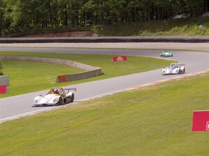 Jace Bacon's Radical SR3 XX 1340, Adam Gagne's Radical SR3 XX 1340 and Austin Riley's Radical SR3 XXR 1500