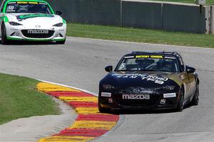 Mark Drennan's and Dean Copeland's Mazda MX-5 Cups