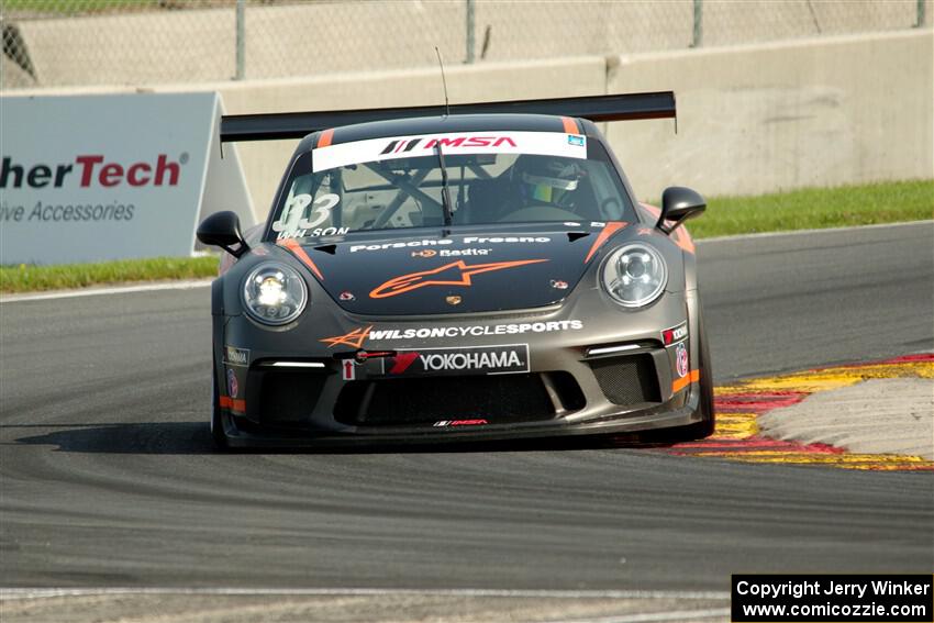 C.J. Wilson's Porsche GT3 Cup