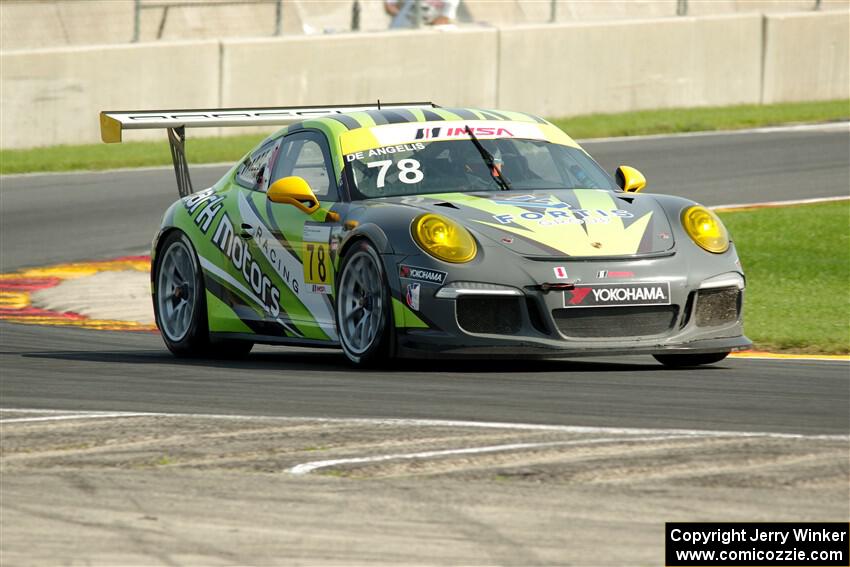 Roman De Angelis' Porsche GT3 Cup