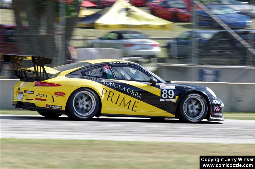Oscar Arroyo's Porsche GT3 Cup