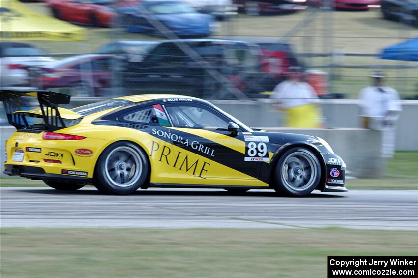 Oscar Arroyo's Porsche GT3 Cup