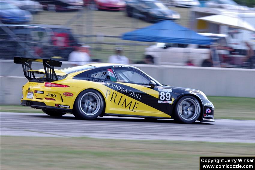 Oscar Arroyo's Porsche GT3 Cup