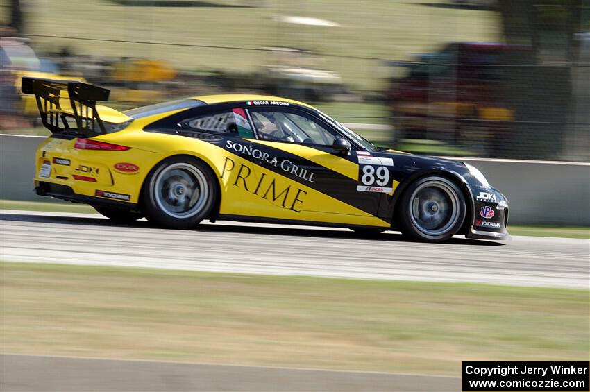 Oscar Arroyo's Porsche GT3 Cup