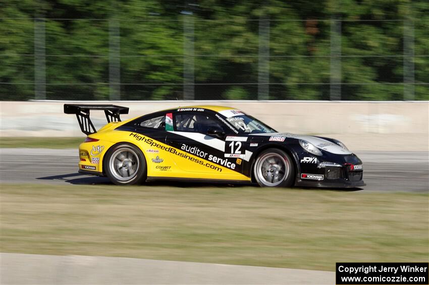 Eduardo de Leon's Porsche GT3 Cup