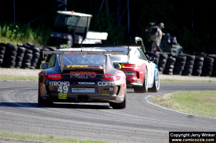 David Baker's and Sebastian Landy's Porsche GT3 Cups