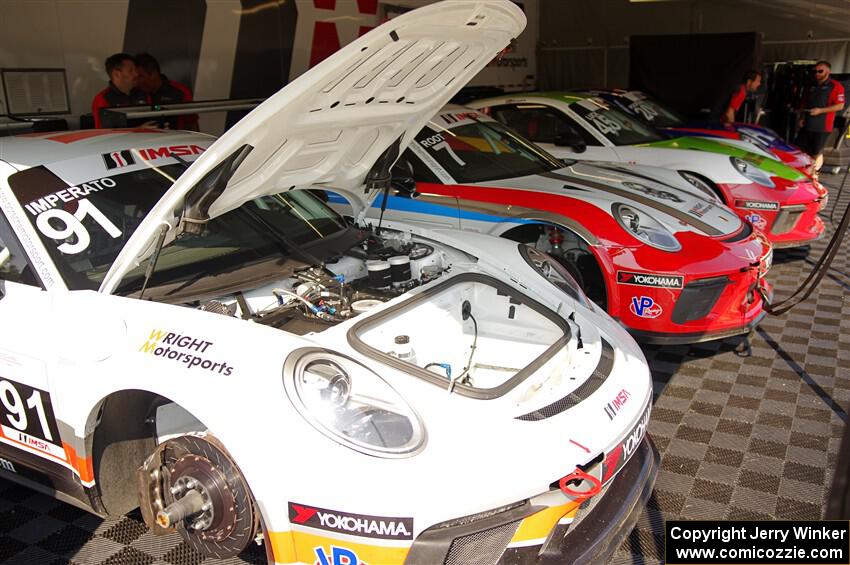 Wright Motorsports Porsche GT3 Cup cars