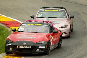 Ashton Harrison's and Austin Allison's Mazda MX-5 Cups