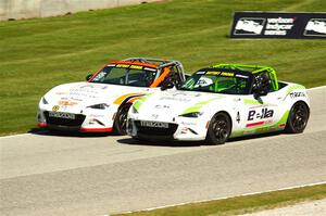 Thomas Bernacki's and Bryan Ortiz's Mazda MX-5 Cups