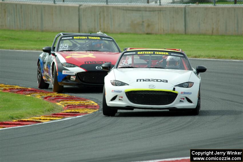 Alex Bachoura's and Moisey Uretsky's Mazda MX-5 Cups