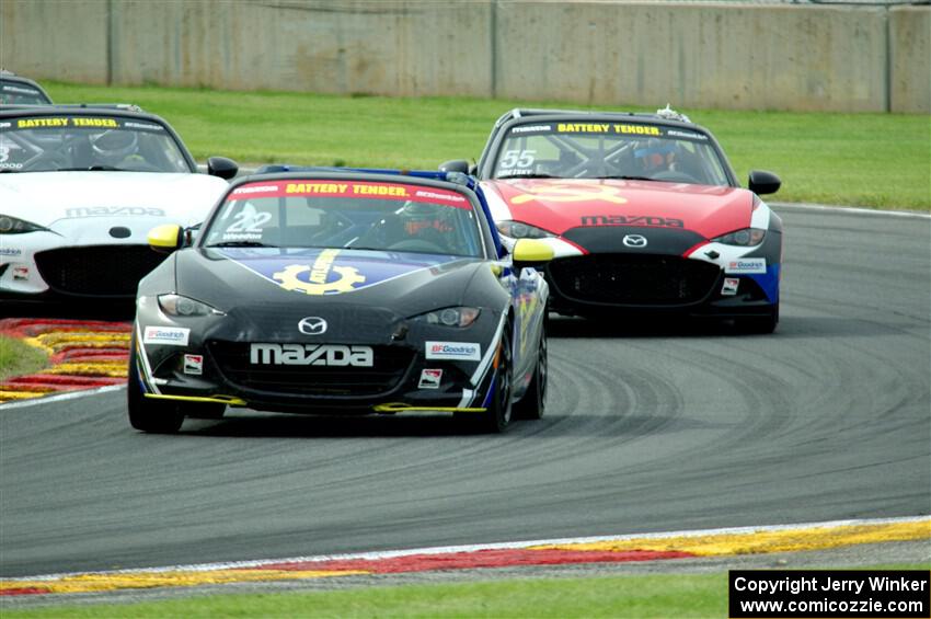 Carter Weedon's and Assen Rachev's Mazda MX-5 Cups