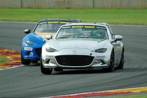 Zach Lee's and Ryan Hall's Mazda MX-5 Cups