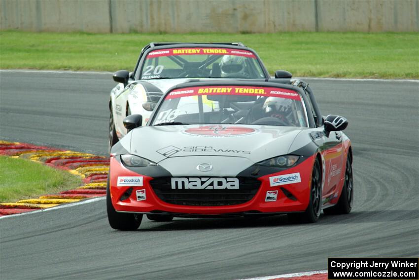 John Dean, II's and Hernan Palermo's Mazda MX-5 Cups